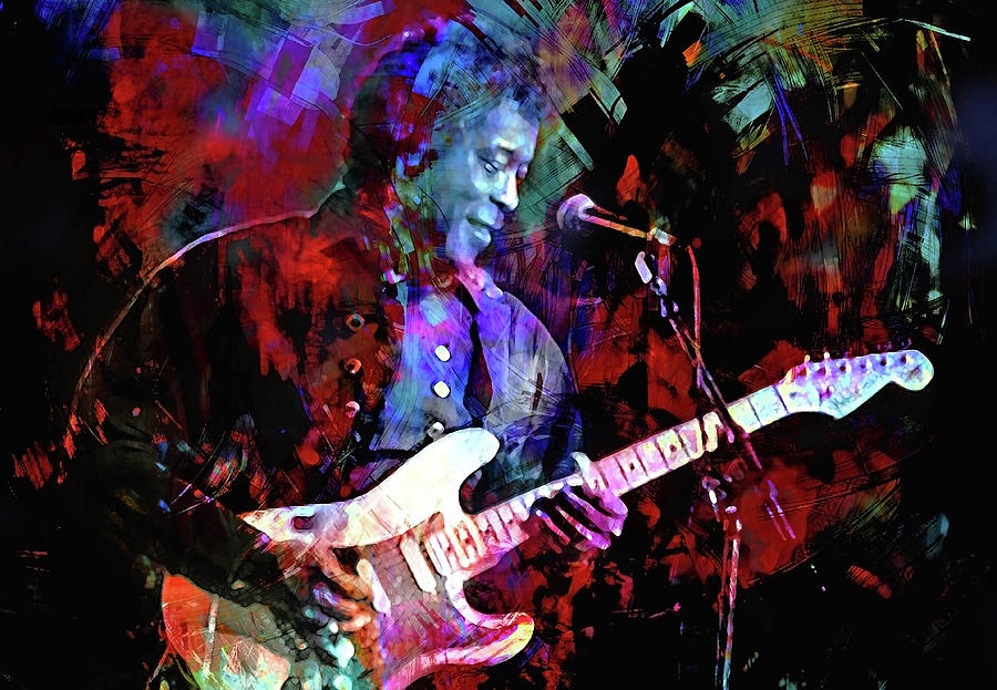 First Time I met the Blues Digital Art by Mal Bray