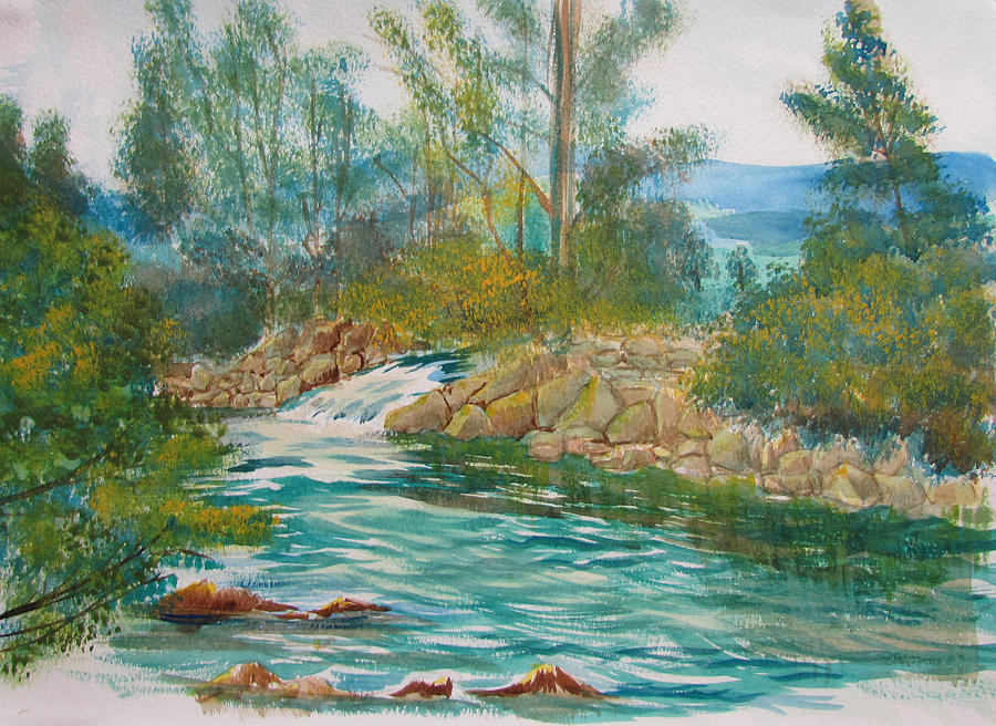 First Watercolour Painting by Glenn Marshall