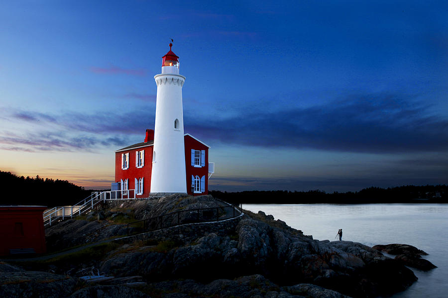 Fisgard Lighthouse Photograph By Caroline Vasica - Fine Art America