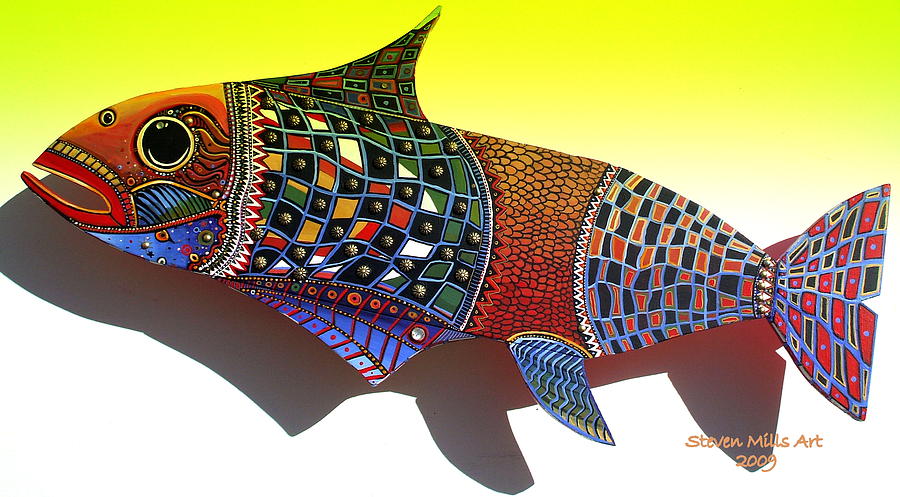 Fish Painting - Fish Art by Steven Mills