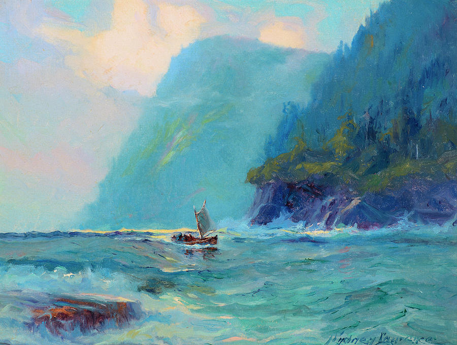 Fish Painting - Fish Boat Marine by Sydney Mortimer Laurence Fish Painting - Fish Boat Marine by Sydney Mortimer Laurence