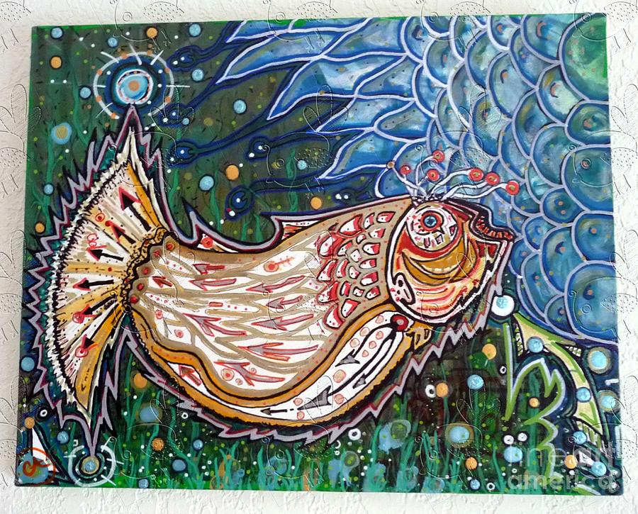 Fish Painting by Christopher Allison - Fine Art America