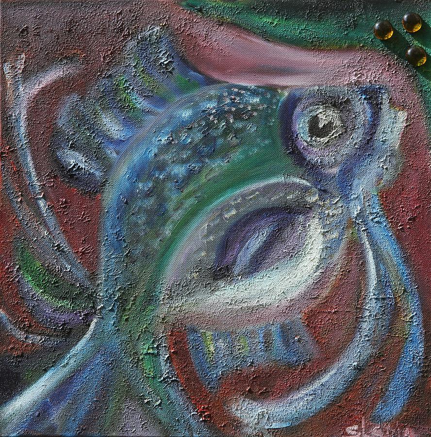 Fish Eye Painting by Sladjana Lazarevic
