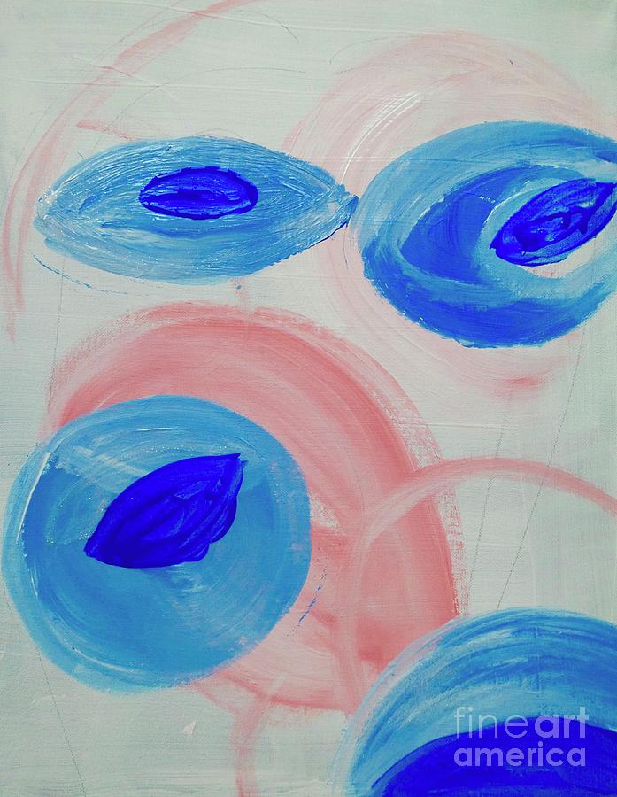 Fish Eyes 2 Painting By Llucia Beltran