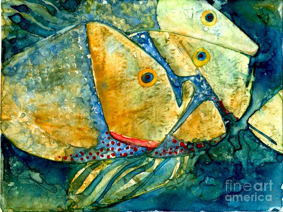 Fish Friends Painting by Amy Stielstra