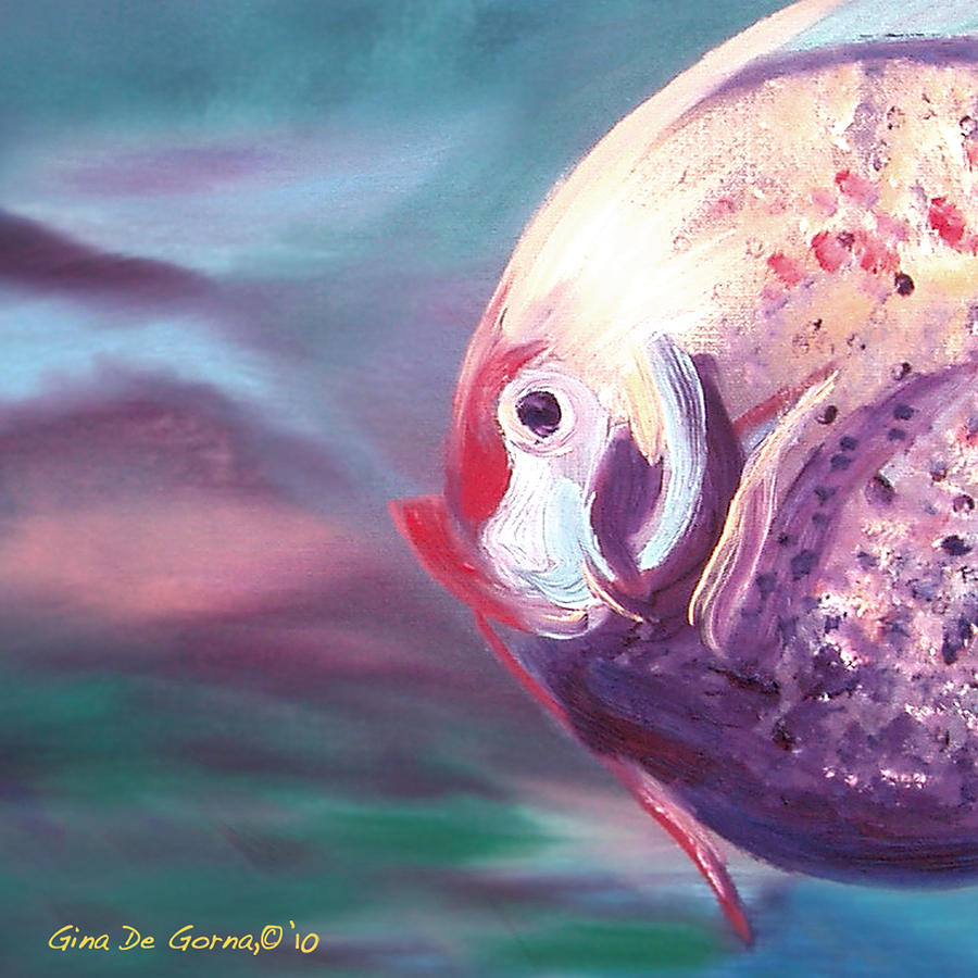 Fish Painting by Gina De Gorna