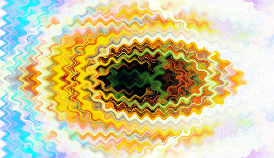 Fish In Ripples Digital Art