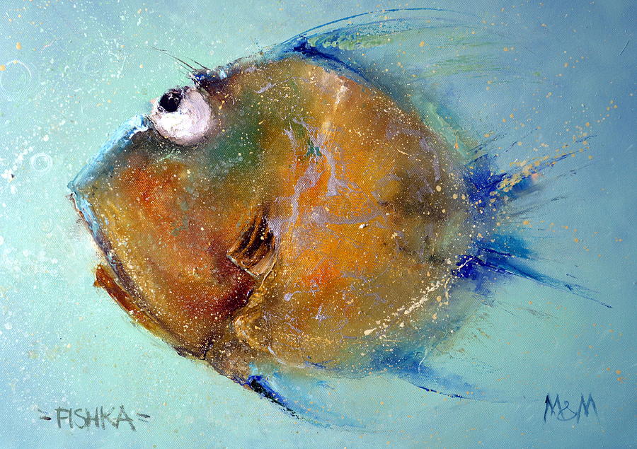 Fish-Ka 1 Painting by Igor Medvedev