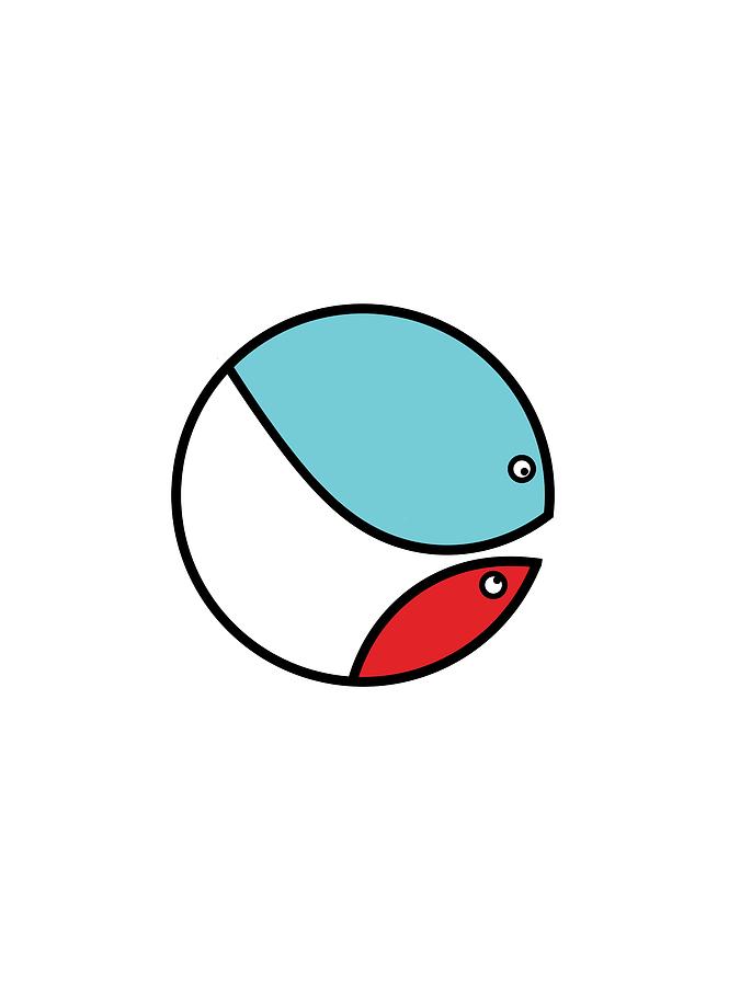 Fish Logo Digital Art by Bill Owen
