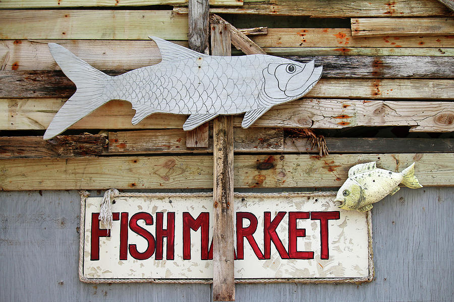 Fish Market Photograph by Art Block Collections