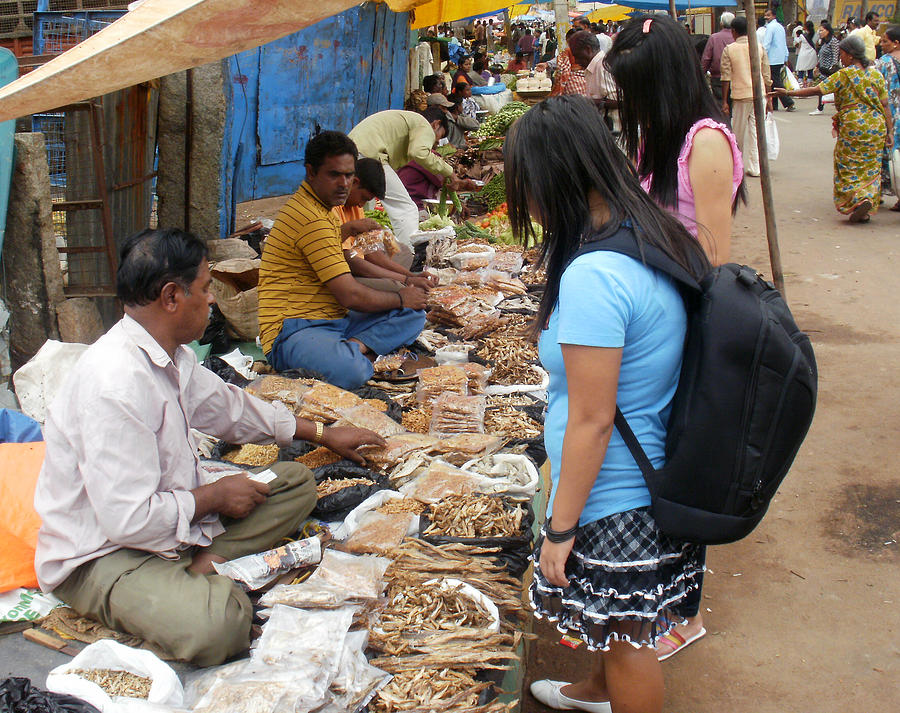 Dry Fish Photograph - Fish Market by Umesh U V