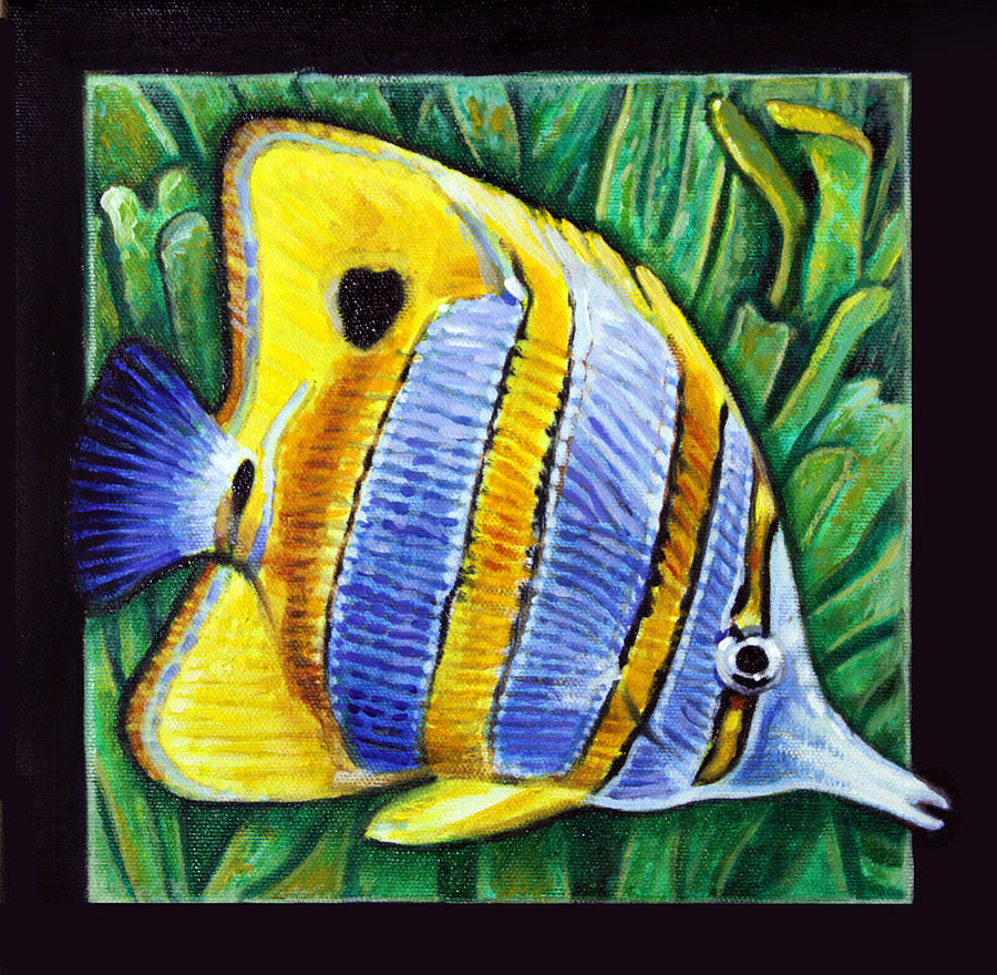 Fish number 1 Painting by John Lautermilch