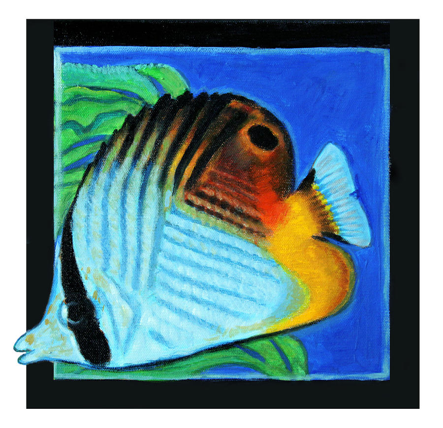 Fish Number Four Painting by John Lautermilch