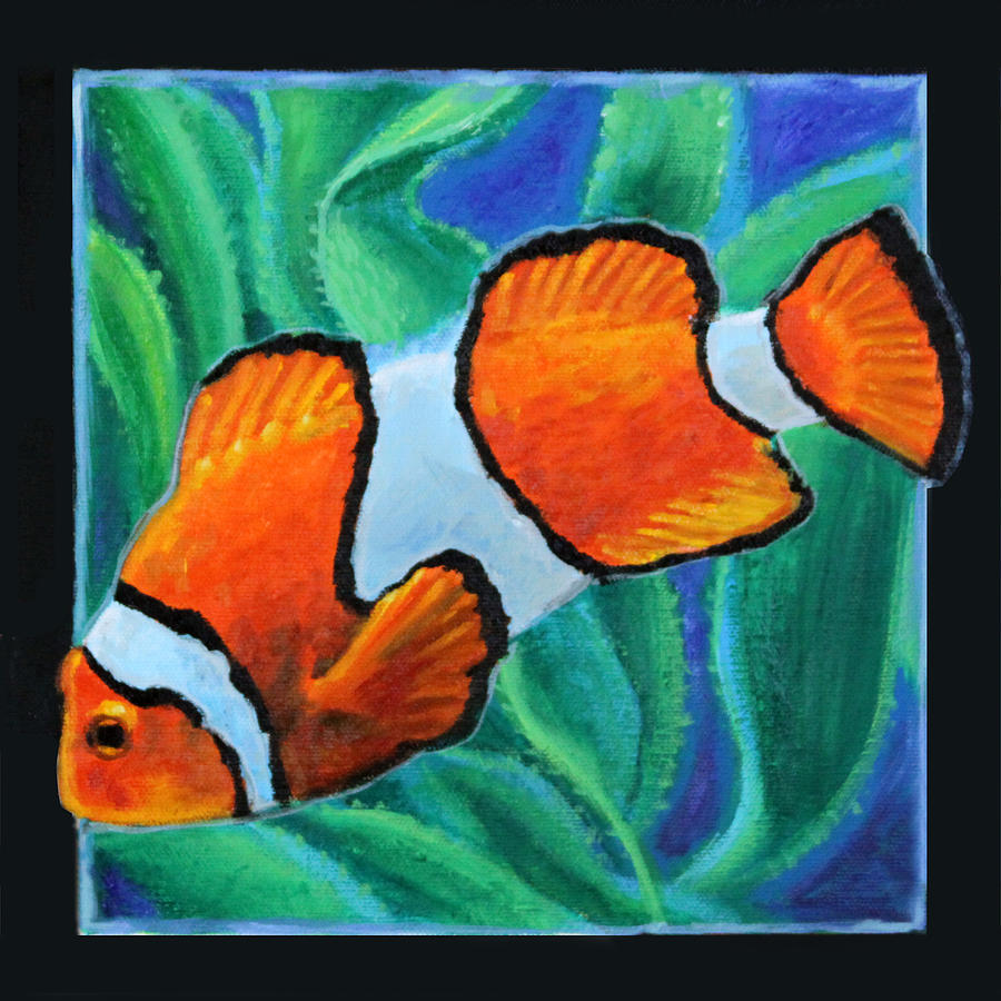 Fish Number Three Painting by John Lautermilch