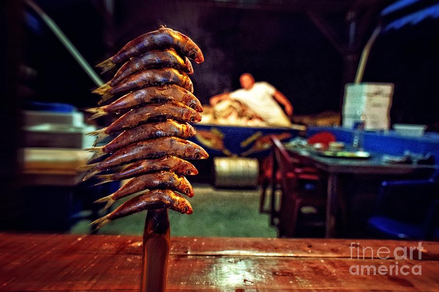 Fish on a Stick - East Malaga Photograph by Mary Machare