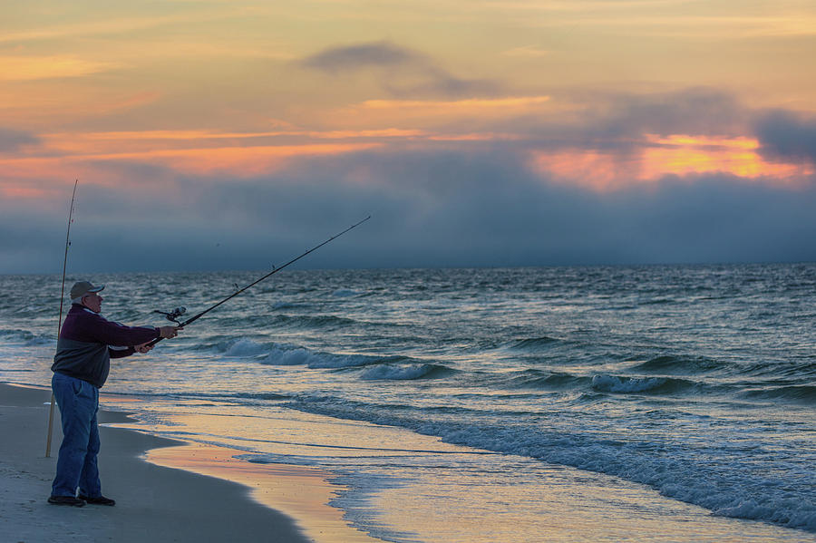 Fish on in Alabama  Photograph by John McGraw