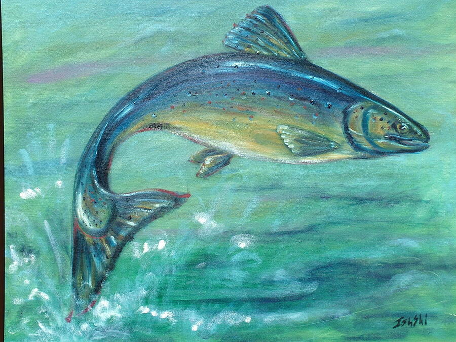 Fish Out Of Water Painting by Gladys Shirley - Fine Art America