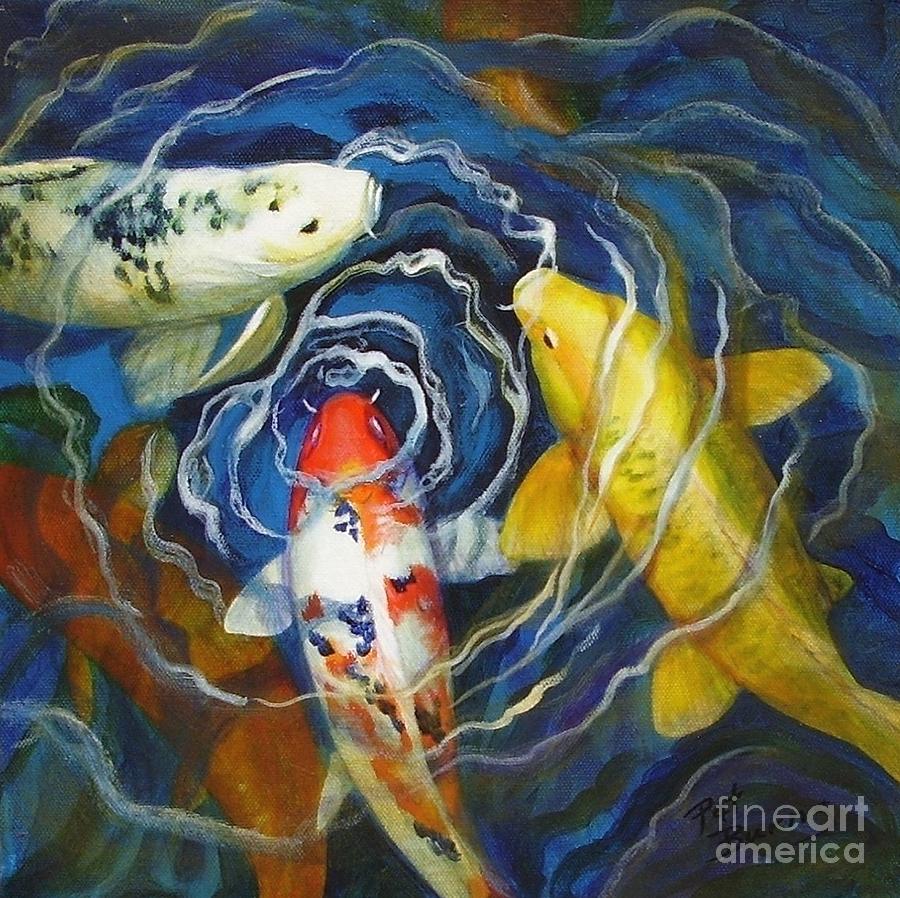 Fish Painting - Fish Soup by Pat Burns