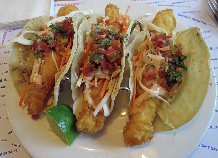 Fish Tacos Photograph by Pema Hou