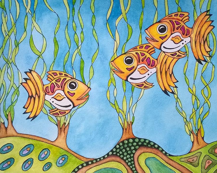 Fish Tank Painting by WIlliam Gushue | Fine Art America