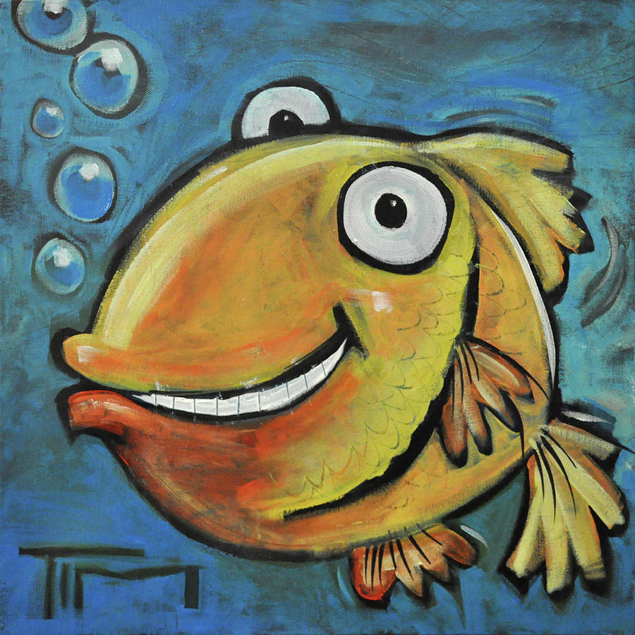 Fish Painting by Tim Nyberg