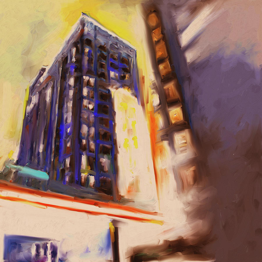 Fisher Building 534 4 Painting by Mawra Tahreem