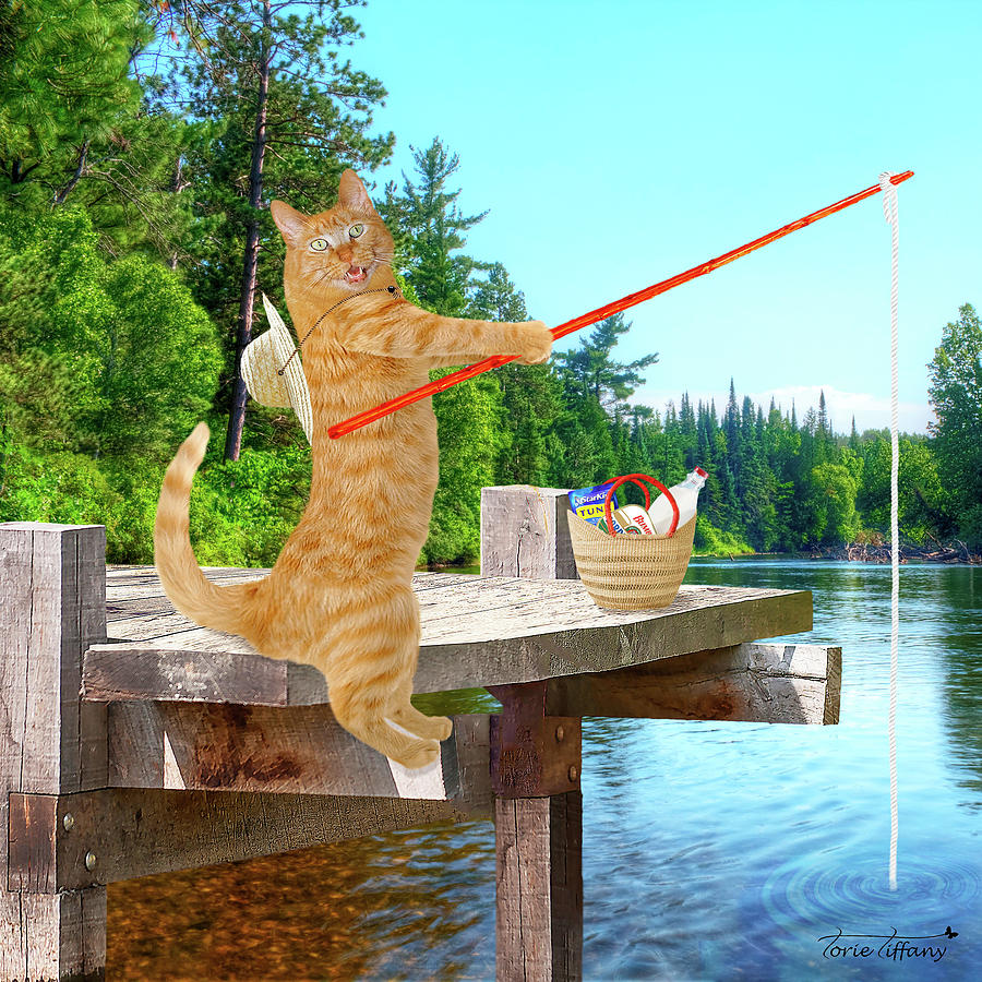 Fisher Cat Digital Art by Torie Tiffany