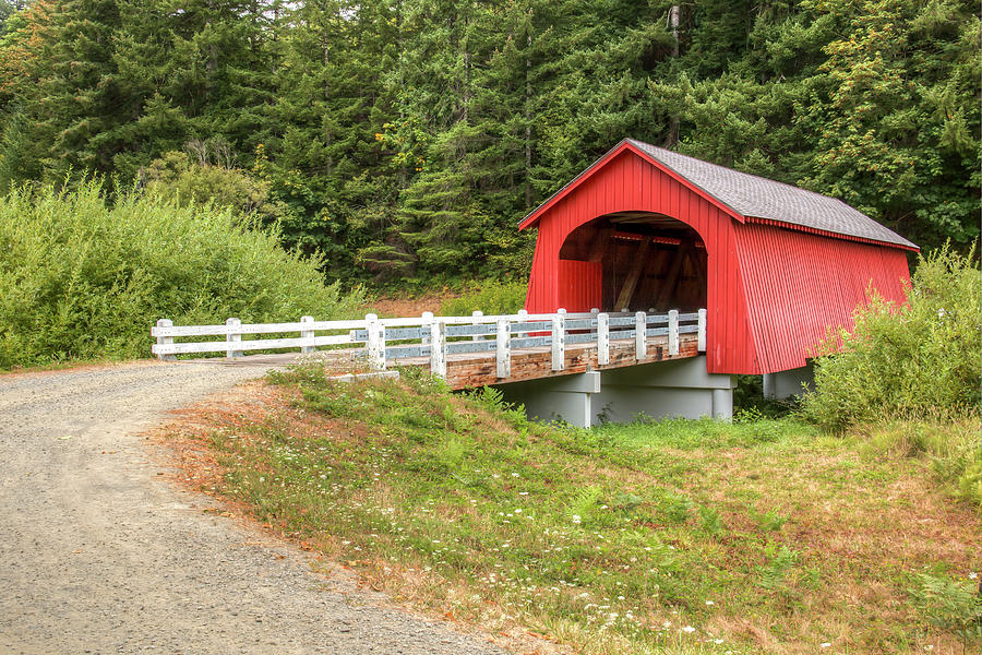Fisher Covered Bridge Photograph by Kristina Rinell