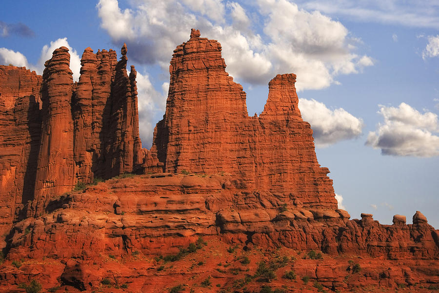 Fisher Towers Photograph by Douglas Pulsipher