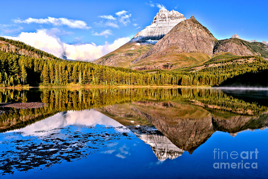 Fishercap Blue Reflections Photograph by Adam Jewell