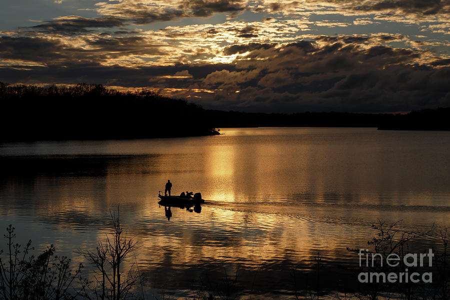  Sunset Fisherman 1 Photograph by Dennis Hedberg