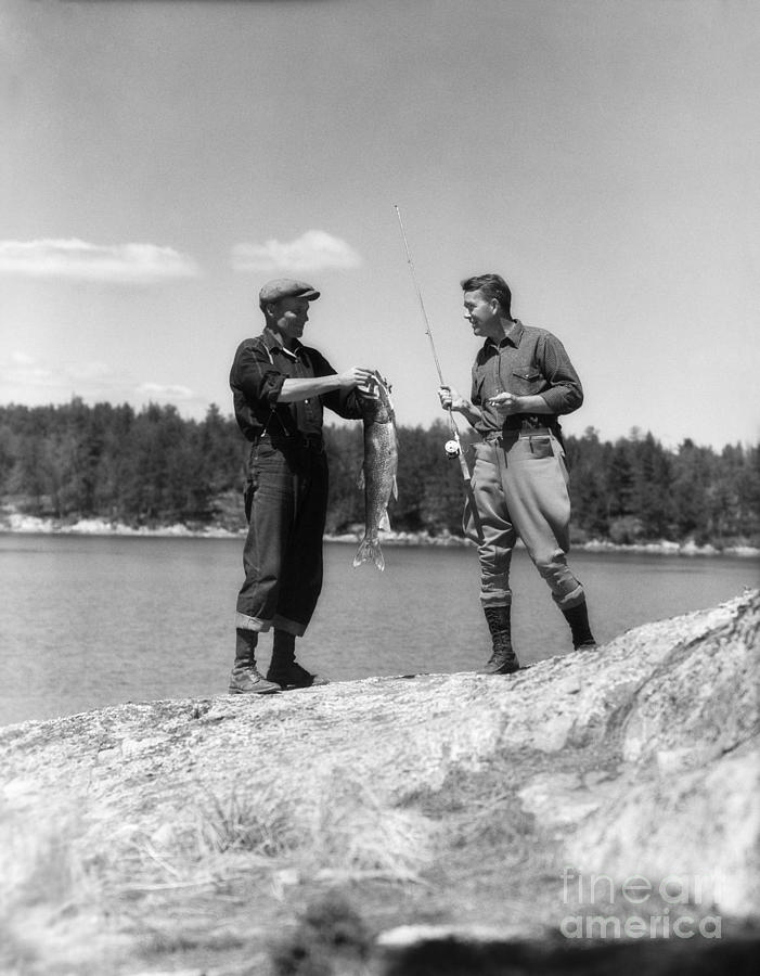 Fisherman With Fresh Catch Photograph by H. Armstrong Roberts/ClassicStock
