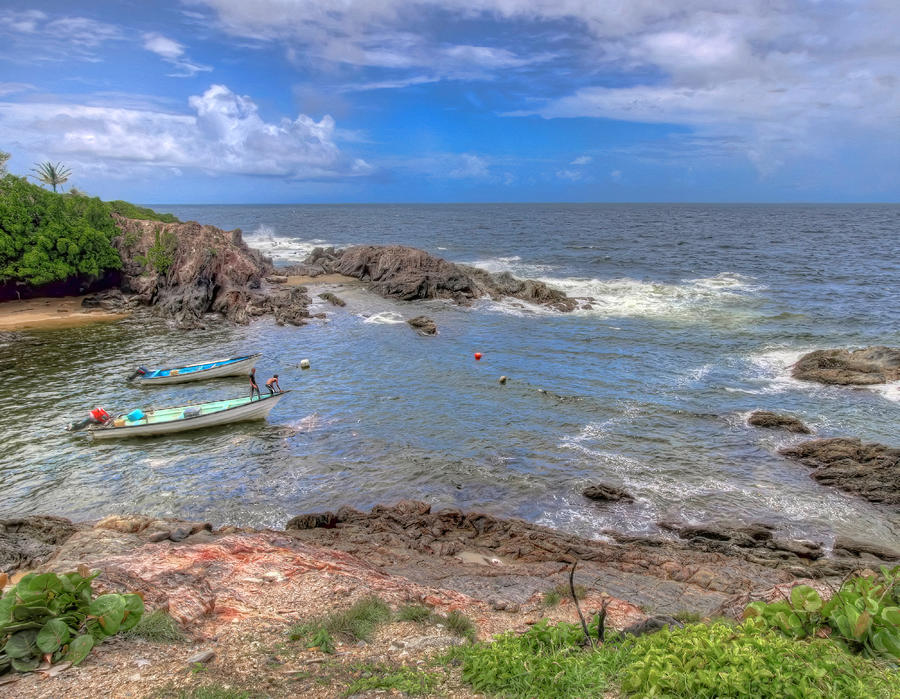 Fishermans Cove, Trinidad Photograph by Nadia Sanowar