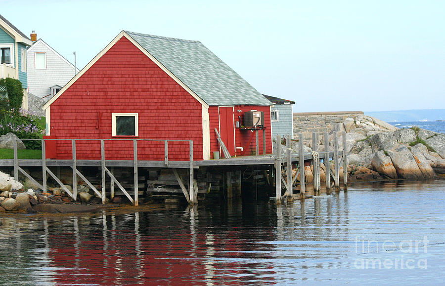 Fishermans House on Peggys Cove Photograph by Thomas Marchessault