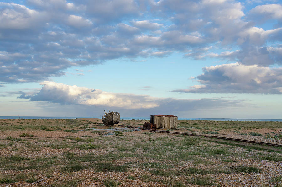 Fishermans Landscape, Dungeness Beach Photograph by Perry Rodriguez