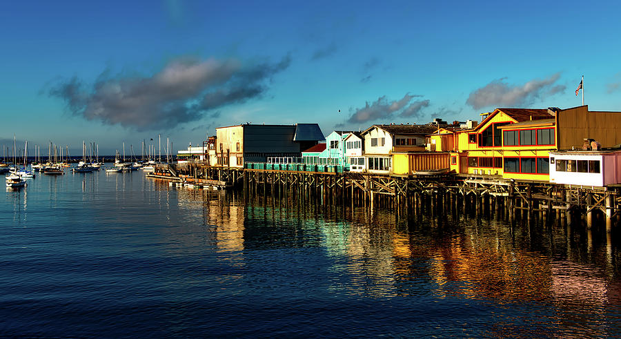 Fishermans Wharf at Dusk Photograph by Mountain Dreams