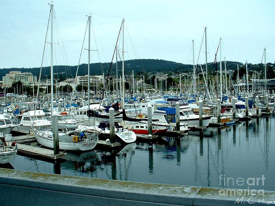 Boat Photograph - Fishermans Wharf in Monterey by Mary Chris Hines