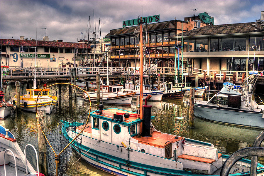 Fishermans Wharf Photograph by Lee Santa