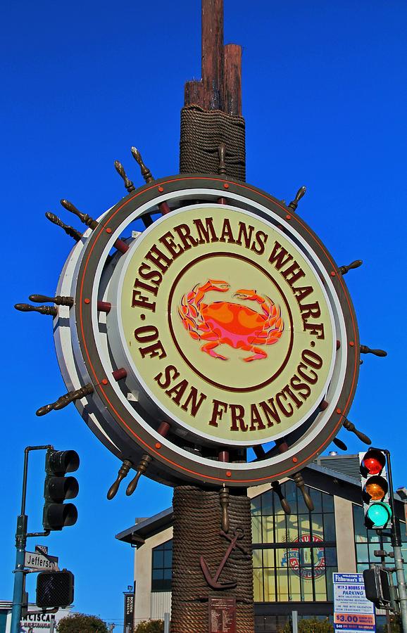 Fishermans Wharf San Francisco-vertical Photograph by Michiale Schneider