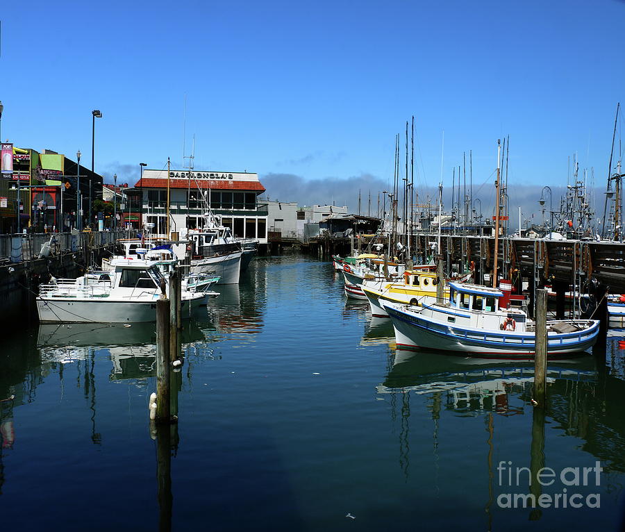 Fishermans Wharf Serenity Photograph by Christiane Schulze Art And Photography