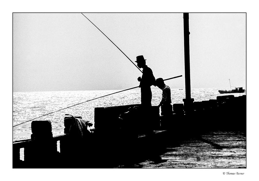 Fishermen Photograph by R Thomas Berner