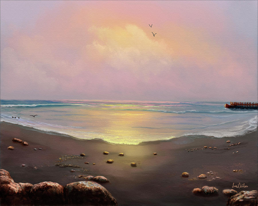 Fishermens Cove Painting by Sena Wilson