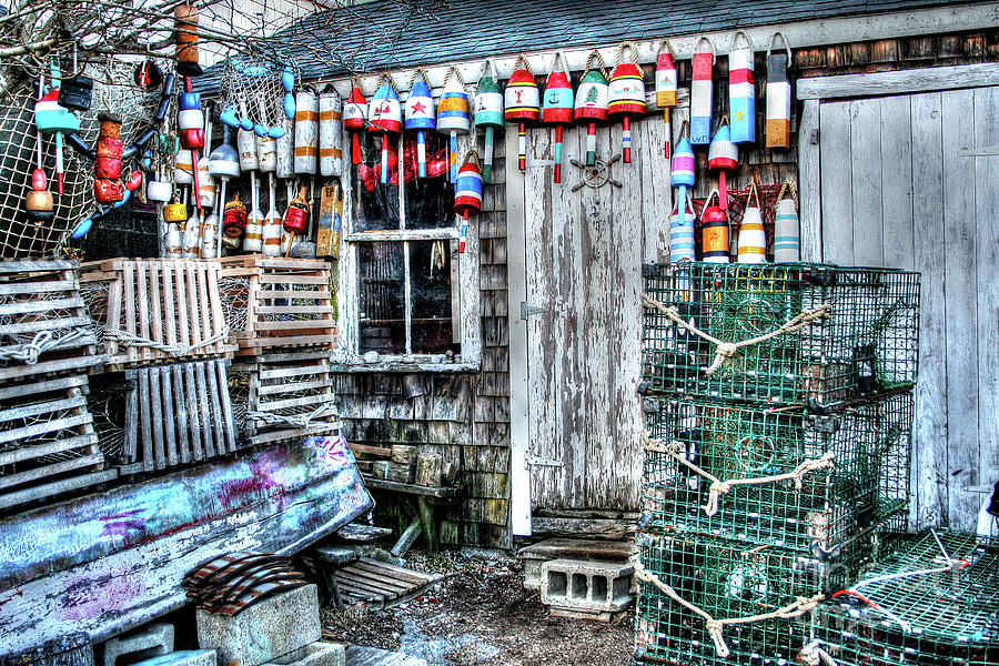 Fishermens Shack Photograph by LR Photography