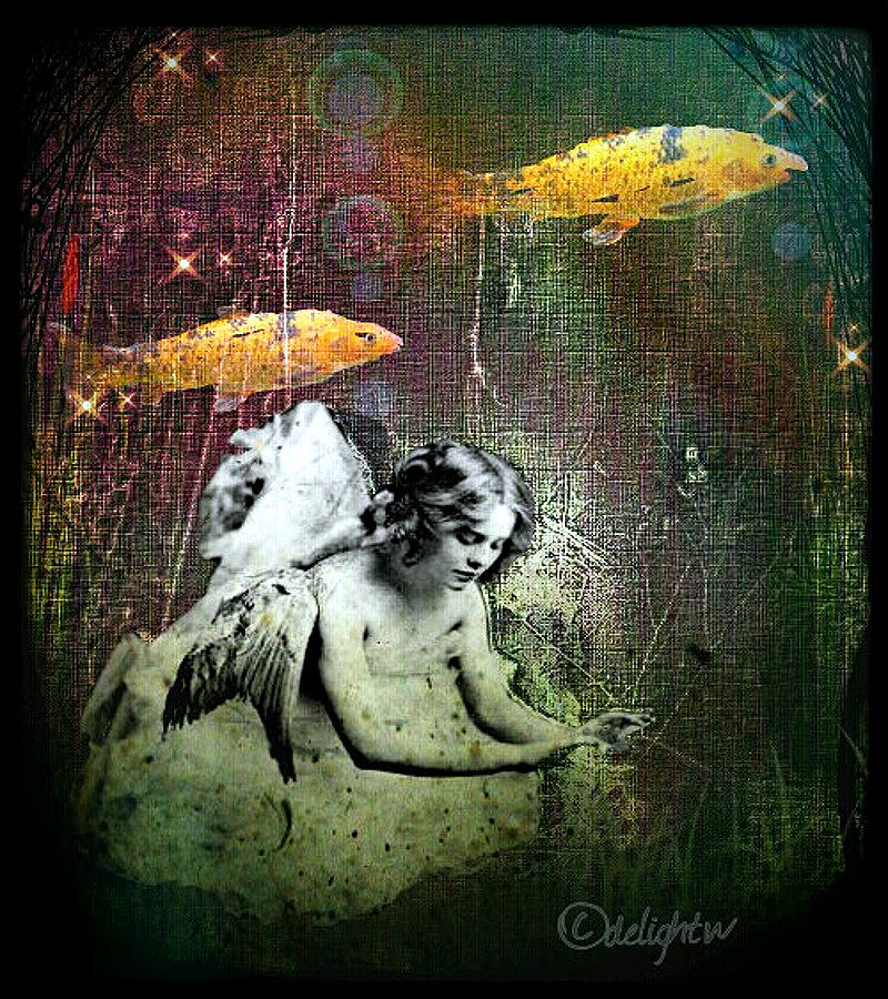Fishes Wings Digital Art by Delight Worthyn