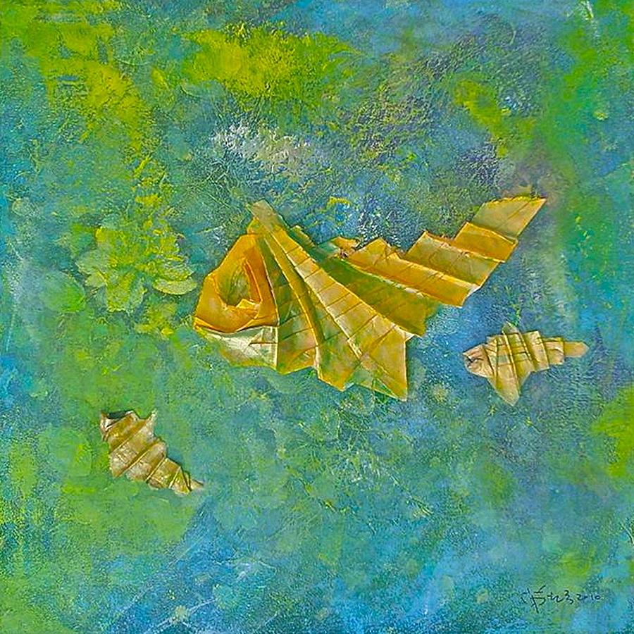 Fishes Painting by Wonju Hulse