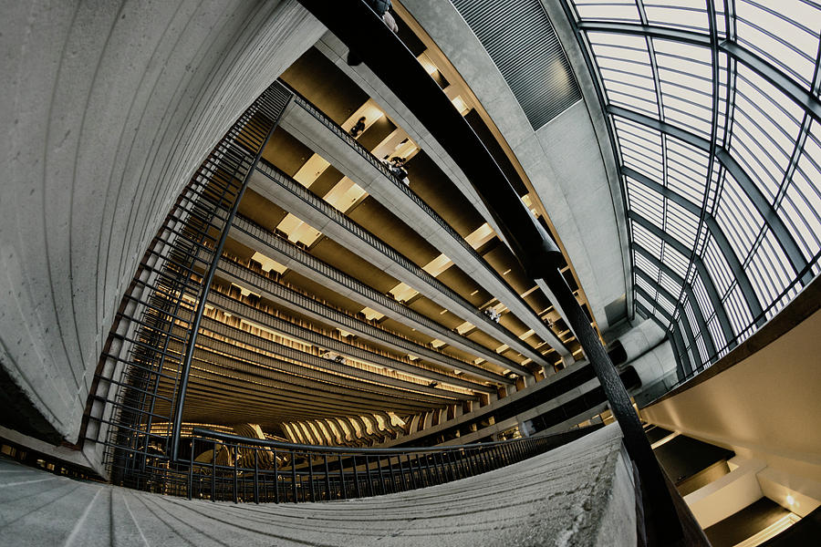 Fisheye Architecture Photograph by Roni Chastain