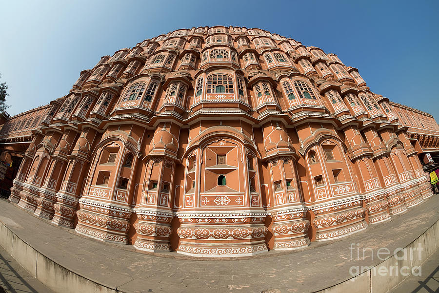 Fisheye View of Hawa Mahal by Yew Kwang Fisheye View of Hawa Mahal by Yew Kwang