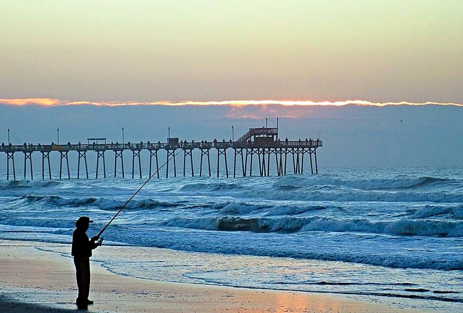 Fishing at Dawn Photograph by Betty Buller Whitehead