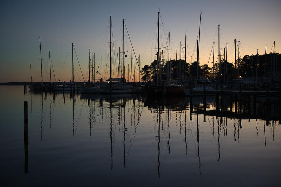 Chesapeake Bay Photograph - Fishing Bay Marina by Jon Beard Chesapeake Bay Photograph - Fishing Bay Marina by Jon Beard