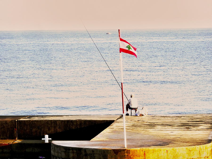 Fishing Beirut 2  Photograph by Funkpix Photo Hunter